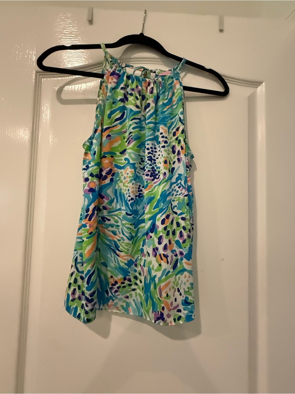 Lilly Pulitzer Multicolor Halter-Style Floral Print Camisole